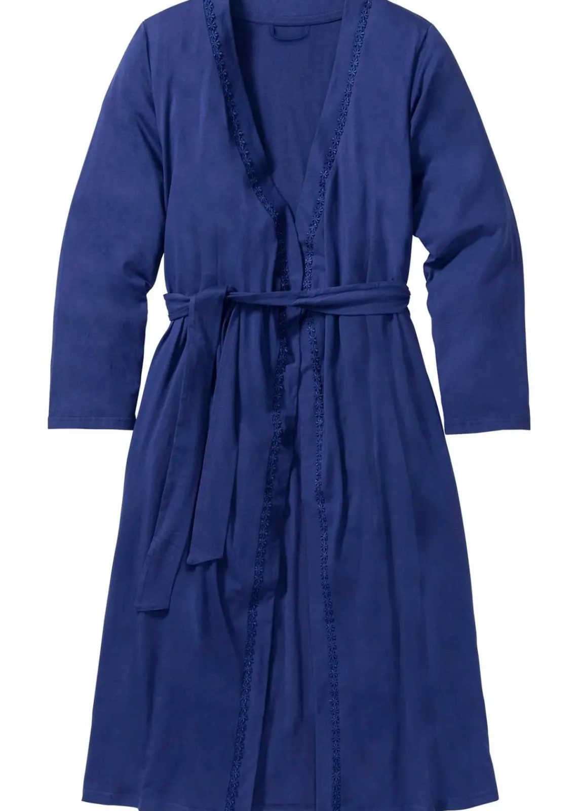 bonprix Wäsche·Basics|Wäsche·Bademäntel^Bademantel aus Shirtqualität mitternachtsblau