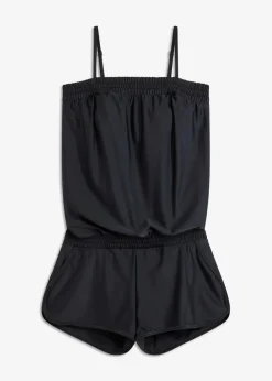 bonprix Bademode·Badeanzüge|Bademode·Bedeckende Bademode^Badeoverall mit Innenslip schwarz