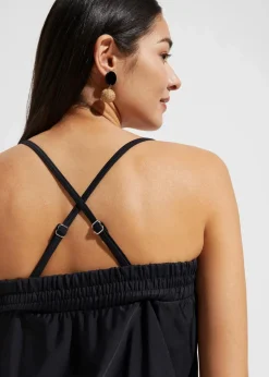 bonprix Bademode·Badeanzüge|Bademode·Bedeckende Bademode^Badeoverall mit Innenslip schwarz