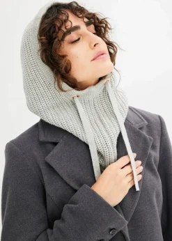 bonprix Schals & Tücher|Schuhe & Accessoires In Spezialgrößen·Tücher & Ponchos^Balaclava hellgrau meliert