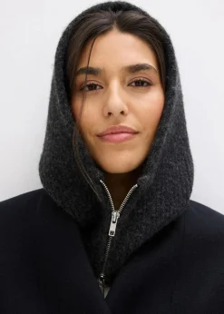 bonprix Schals & Tücher|Schuhe & Accessoires In Spezialgrößen·Tücher & Ponchos^Balaclava grau meliert