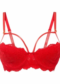 bonprix Große Cups D-H|Bhs^Balconette BH mit Bügel erdbeere