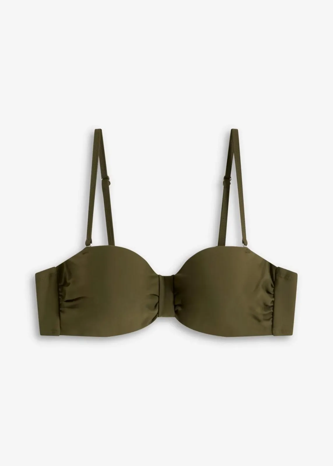 bonprix Große Cups D-F|Nachhaltigere Materialien^Balconette Bikini Oberteil dunkeloliv