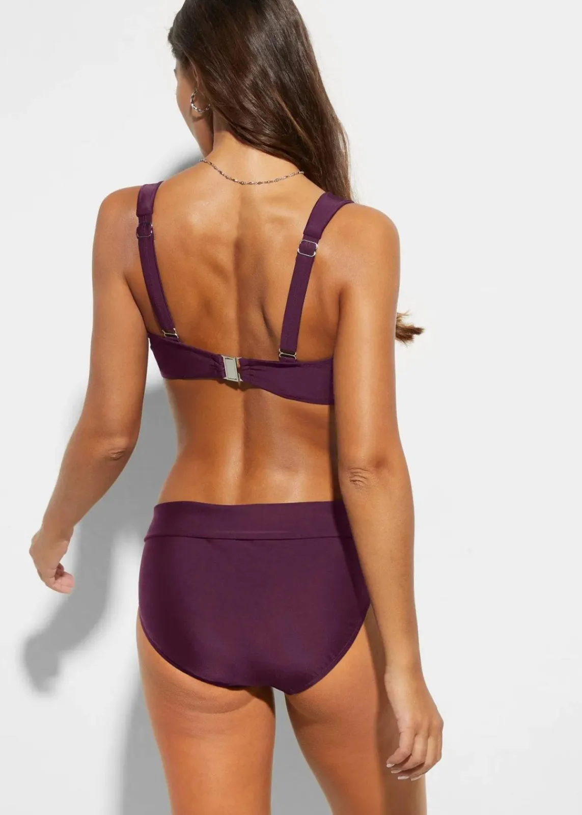 bonprix Nachhaltigere Materialien|Bademode·Bikinis^Balconette-Bikini mit gepolsterten Trägern (2-tlg.Set) holunderbeere
