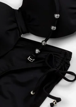 bonprix Nachhaltigere Materialien|Bademode·Bikinis^Balconette-Bikini (2-tlg. Set) mit extra Neckholder Träger schwarz