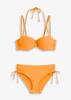 bonprix Nachhaltigere Materialien|Bademode·Bikinis^Balconette-Bikini (2-tlg. Set) mit extra Neckholder Träger orange