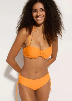 bonprix Nachhaltigere Materialien|Bademode·Bikinis^Balconette-Bikini (2-tlg. Set) mit extra Neckholder Träger orange