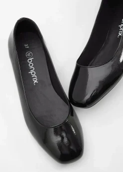 bonprix Sommerschuhe^Ballerina schwarz
