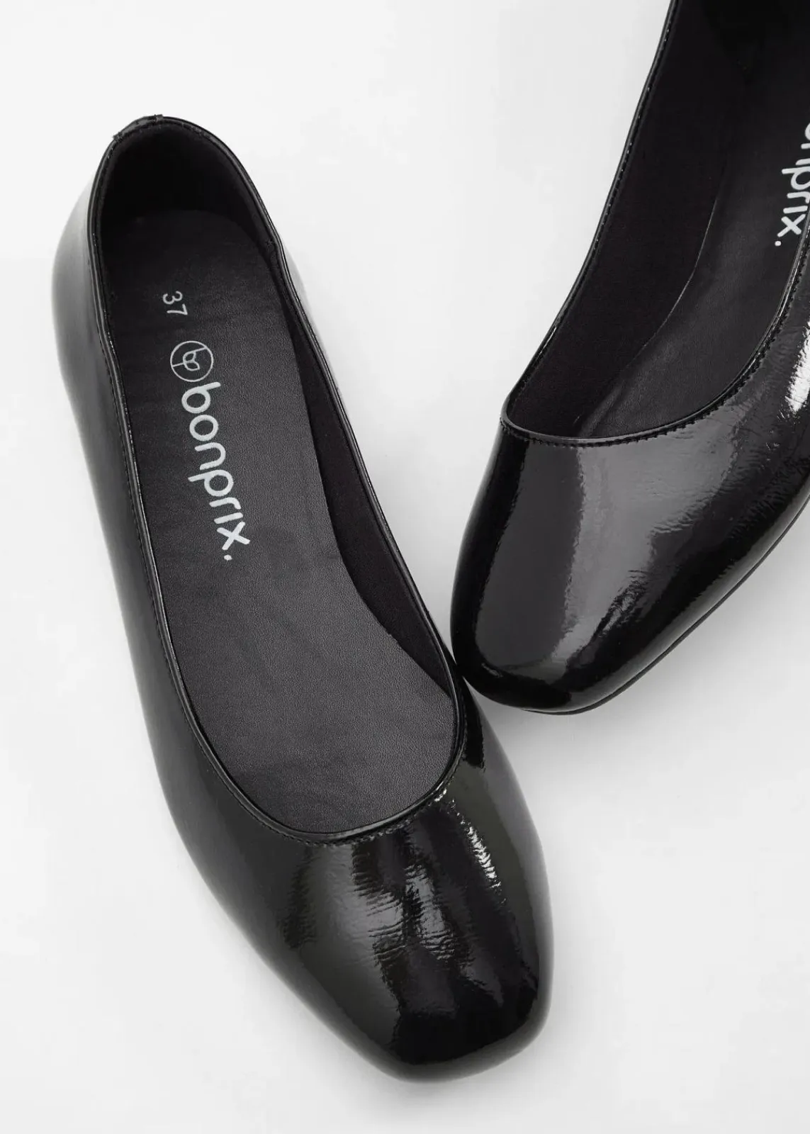 bonprix Sommerschuhe^Ballerina schwarz