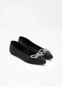 bonprix Sommerschuhe|Festliche Mode^Ballerina schwarz