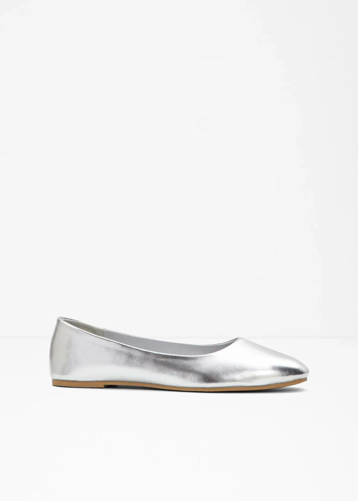 bonprix Sommerschuhe^Ballerinas silber metallic
