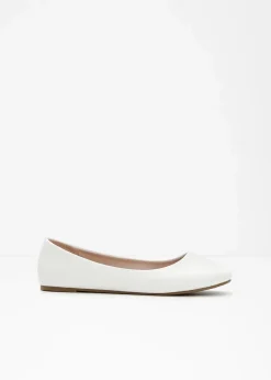 bonprix Schuhe & Accessoires In Spezialgrößen·Schuhe In Übergröße|Sommerschuhe^Ballerinas weiß