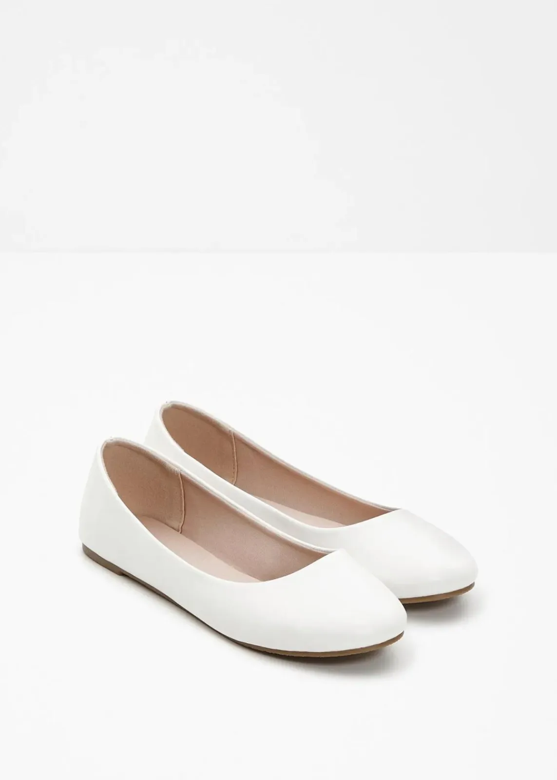 bonprix Schuhe & Accessoires In Spezialgrößen·Schuhe In Übergröße|Sommerschuhe^Ballerinas weiß