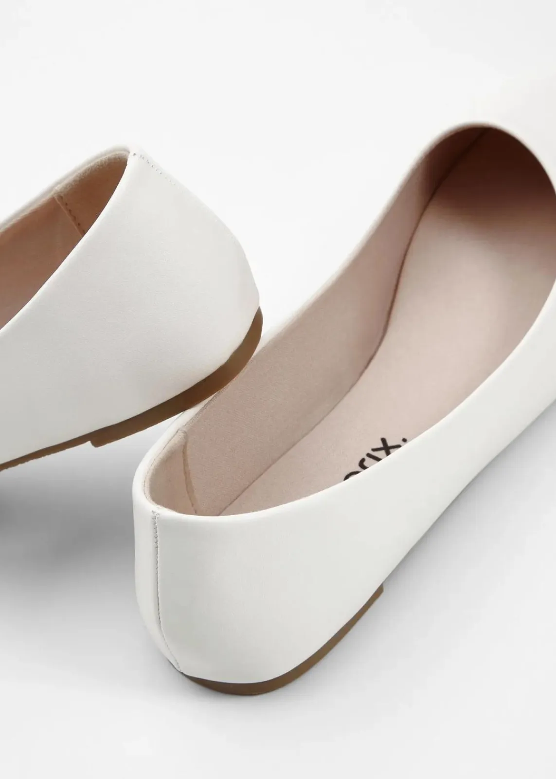 bonprix Schuhe & Accessoires In Spezialgrößen·Schuhe In Übergröße|Sommerschuhe^Ballerinas weiß