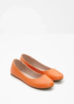 bonprix Schuhe & Accessoires In Spezialgrößen·Schuhe In Übergröße|Sommerschuhe^Ballerinas hellorange