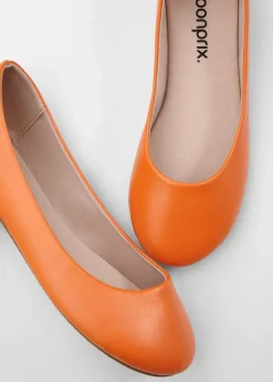 bonprix Schuhe & Accessoires In Spezialgrößen·Schuhe In Übergröße|Sommerschuhe^Ballerinas hellorange