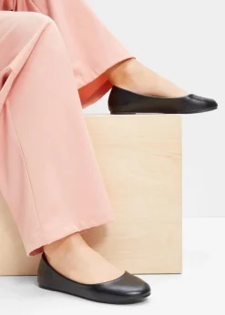 bonprix Sommerschuhe|Schuhe & Accessoires In Spezialgrößen·Schuhe In Übergröße^Ballerinas schwarz