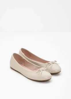 bonprix Schuhe & Accessoires In Spezialgrößen·Schuhe In Übergröße|Sommerschuhe^Ballerinas mit Schleife hellsand