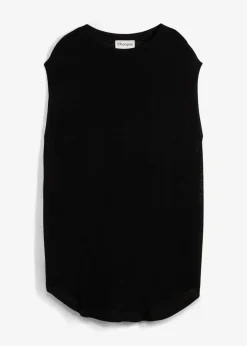 bonprix Bekleidung·Umstandsmode|Strickmode^Ballonförmiges Stricktop aus feiner Viskose schwarz