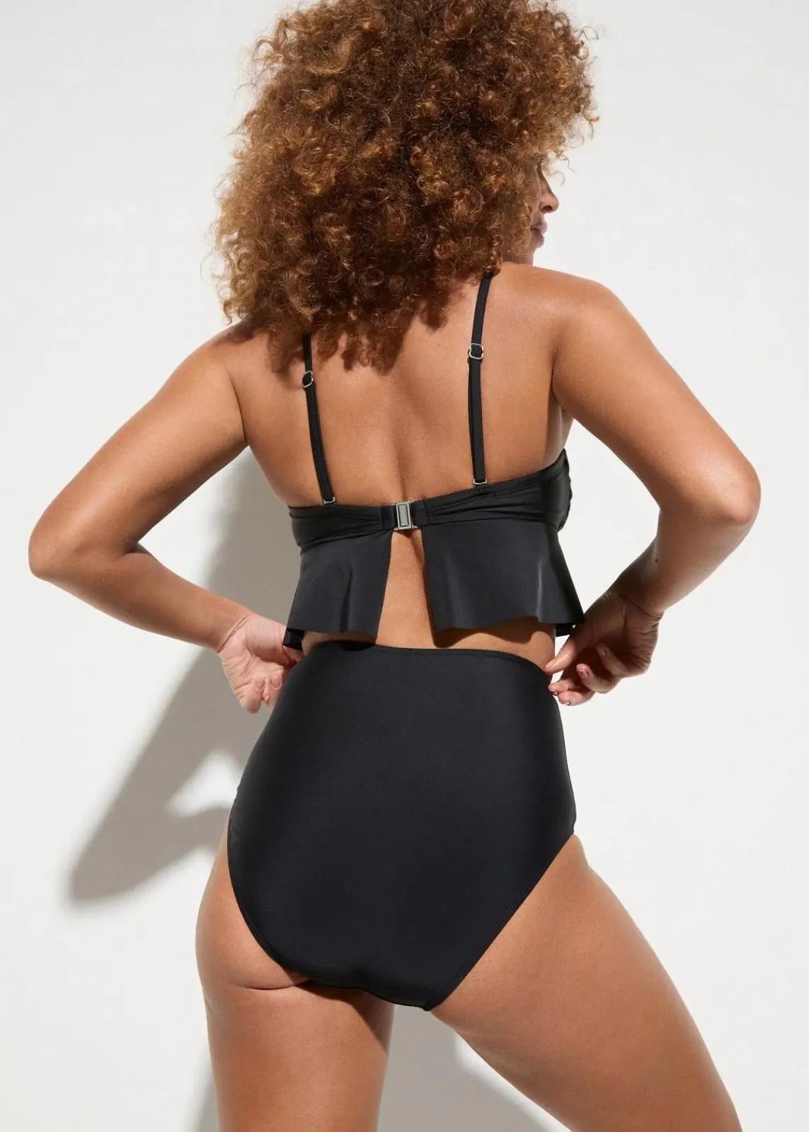 bonprix Nachhaltigere Materialien|Bikinis^Bandeau Bikini (2-tlg.Set) schwarz