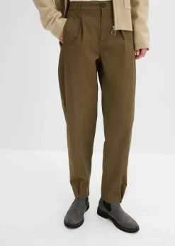 bonprix Hosen^Barrel-Hose erdoliv