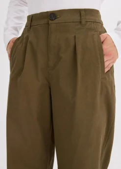 bonprix Hosen^Barrel-Hose erdoliv