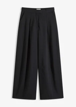 bonprix Bekleidung·Kleider|Hosen^Barrel-Hose aus Viskose-Mix schwarz