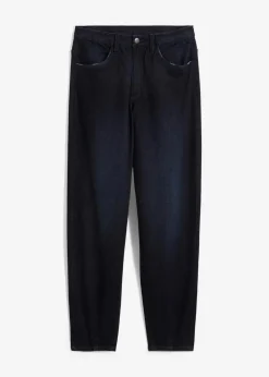 bonprix Bekleidung·Shirts & Tops|Jeans^Barrel-Jeans High Waist, Bequembund dunkelblau denim