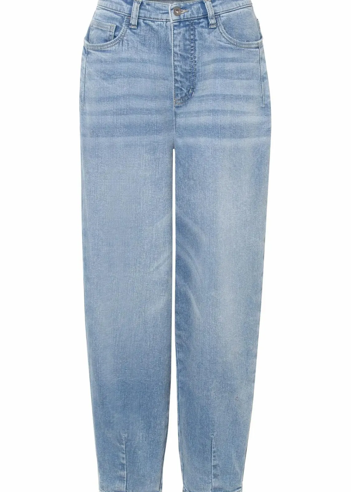bonprix Jeans|Bekleidung·Shirts & Tops^Barrel-Jeans, High Waist, Bio-Baumwolle hellblau denim