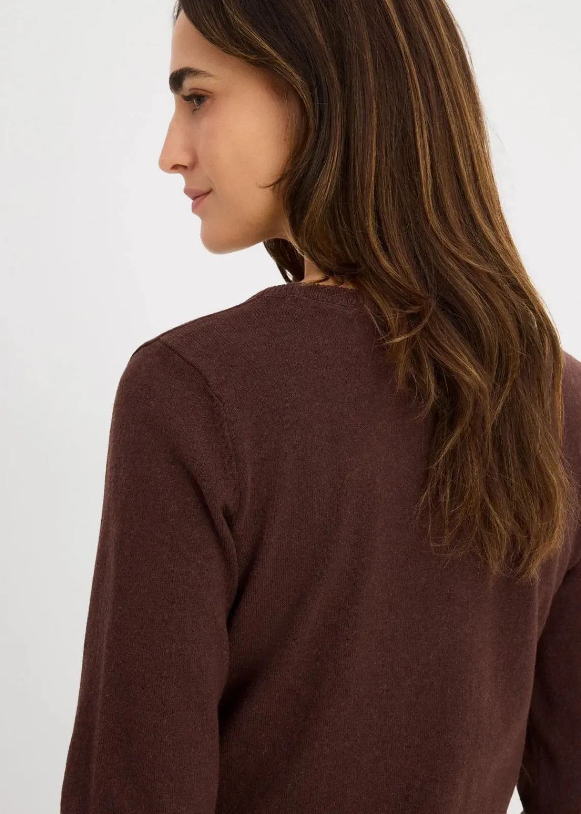bonprix Bekleidung·Röcke|Bekleidung·Jeans^Basic Pullover mit recycelter Baumwolle lehmbraun