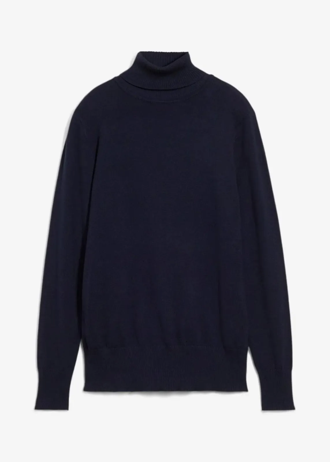 bonprix Pullover & Strickjacken|Basics^Basic Rollkragenpullover dunkelblau