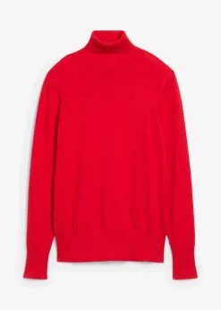bonprix Pullover & Strickjacken|Basics^Basic Rollkragenpullover lavarot
