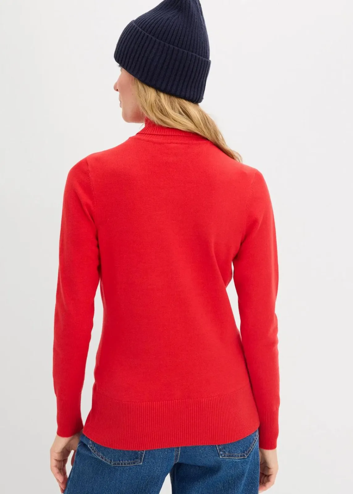 bonprix Pullover & Strickjacken|Basics^Basic Rollkragenpullover lavarot