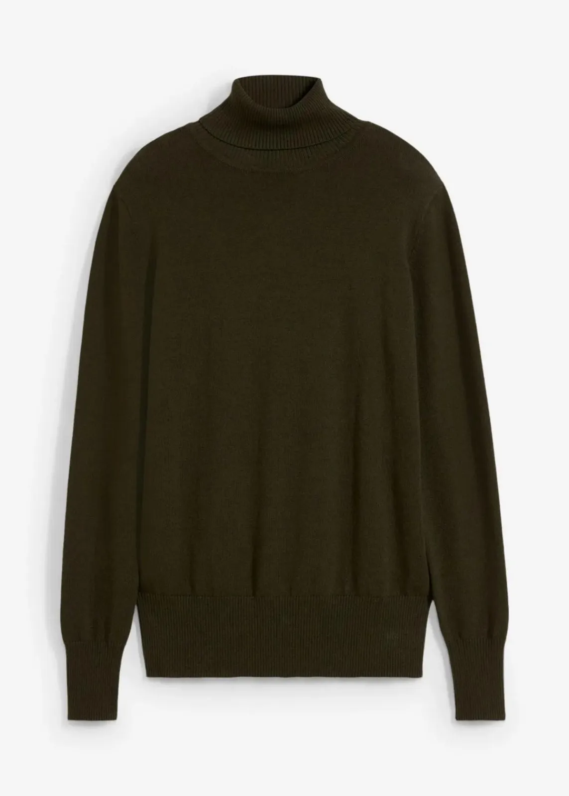 bonprix Pullover & Strickjacken|Basics^Basic Rollkragenpullover nachtoliv