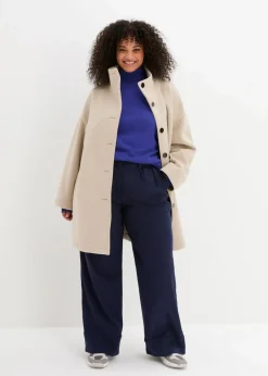 bonprix Pullover & Strickjacken|Basics^Basic Rollkragenpullover saphirblau