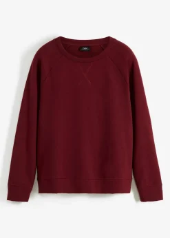 bonprix Sweat|Basics^Basic Sweatshirt ahornrot