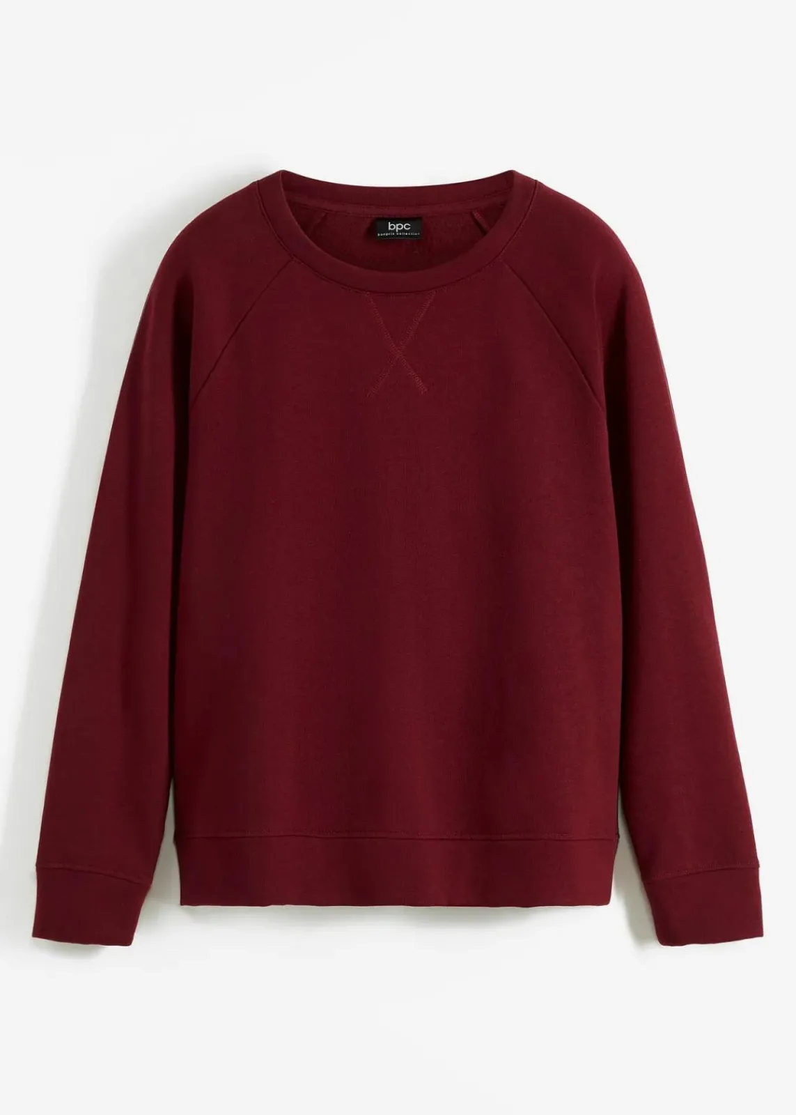 bonprix Sweat|Basics^Basic Sweatshirt ahornrot