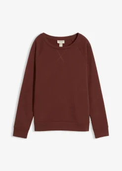 bonprix Sweat|Basics^Basic Sweatshirt kaffeebraun