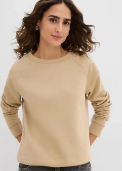 bonprix Sweat|Basics^Basic Sweatshirt hellkhaki
