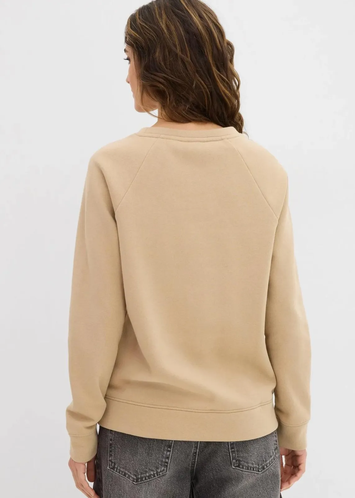 bonprix Sweat|Basics^Basic Sweatshirt hellkhaki