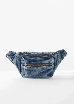 bonprix Taschen^Bauchtasche aus Denim blau denim