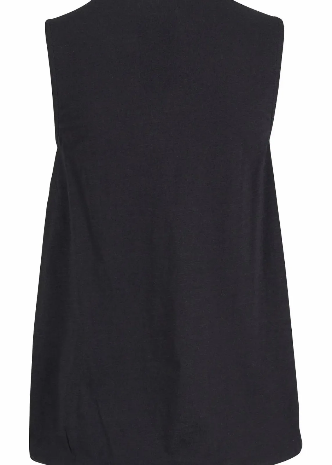 bonprix Nachhaltigere Materialien|Shirts & Tops^Baumwoll Top in Wickeloptik mit Gummibund schwarz