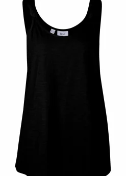 bonprix Shirts & Tops^Baumwoll Top mit Knotendetails schwarz