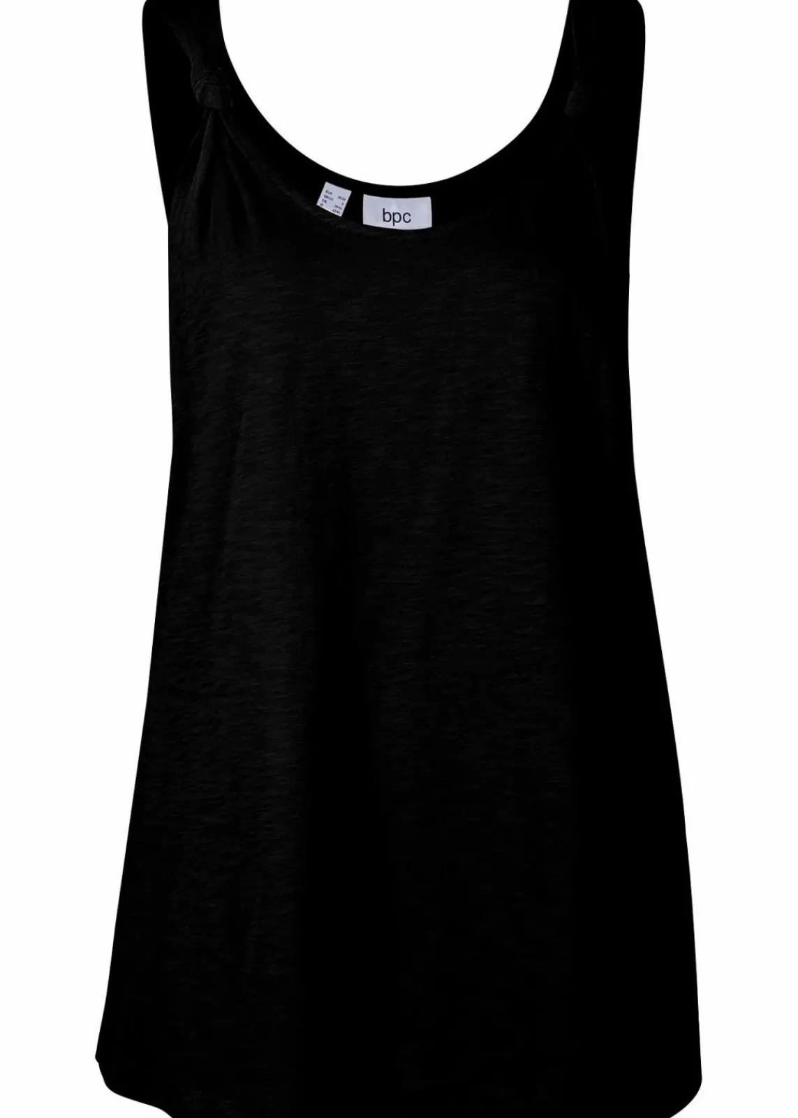 bonprix Shirts & Tops^Baumwoll Top mit Knotendetails schwarz