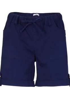 bonprix Hosen|Shorts^Baumwoll-Bermuda mit Gummibund mitternachtsblau