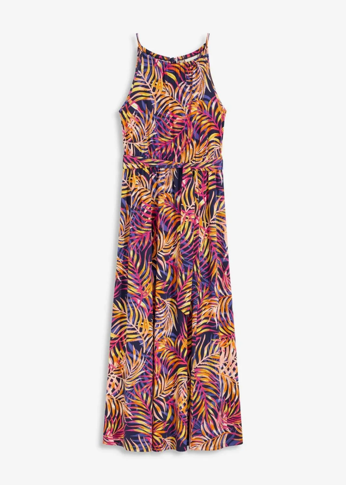 bonprix Kleider|Bekleidung·Pullover & Strickjacken^bedrucktes Jerseykleid blau floral