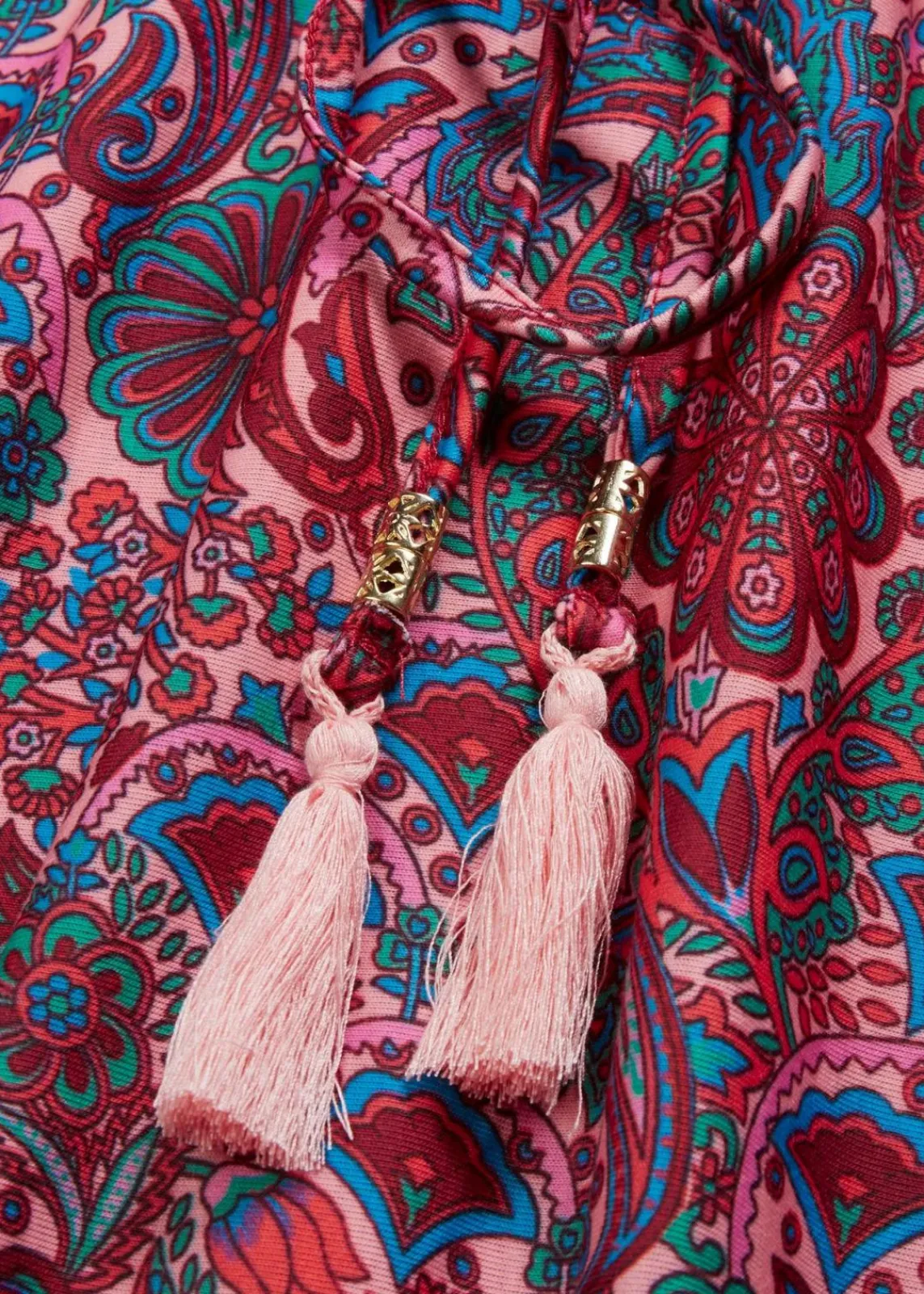bonprix Bekleidung·Pullover & Strickjacken|Kleider^Bedrucktes Jersey-Maxikleid rosa floral