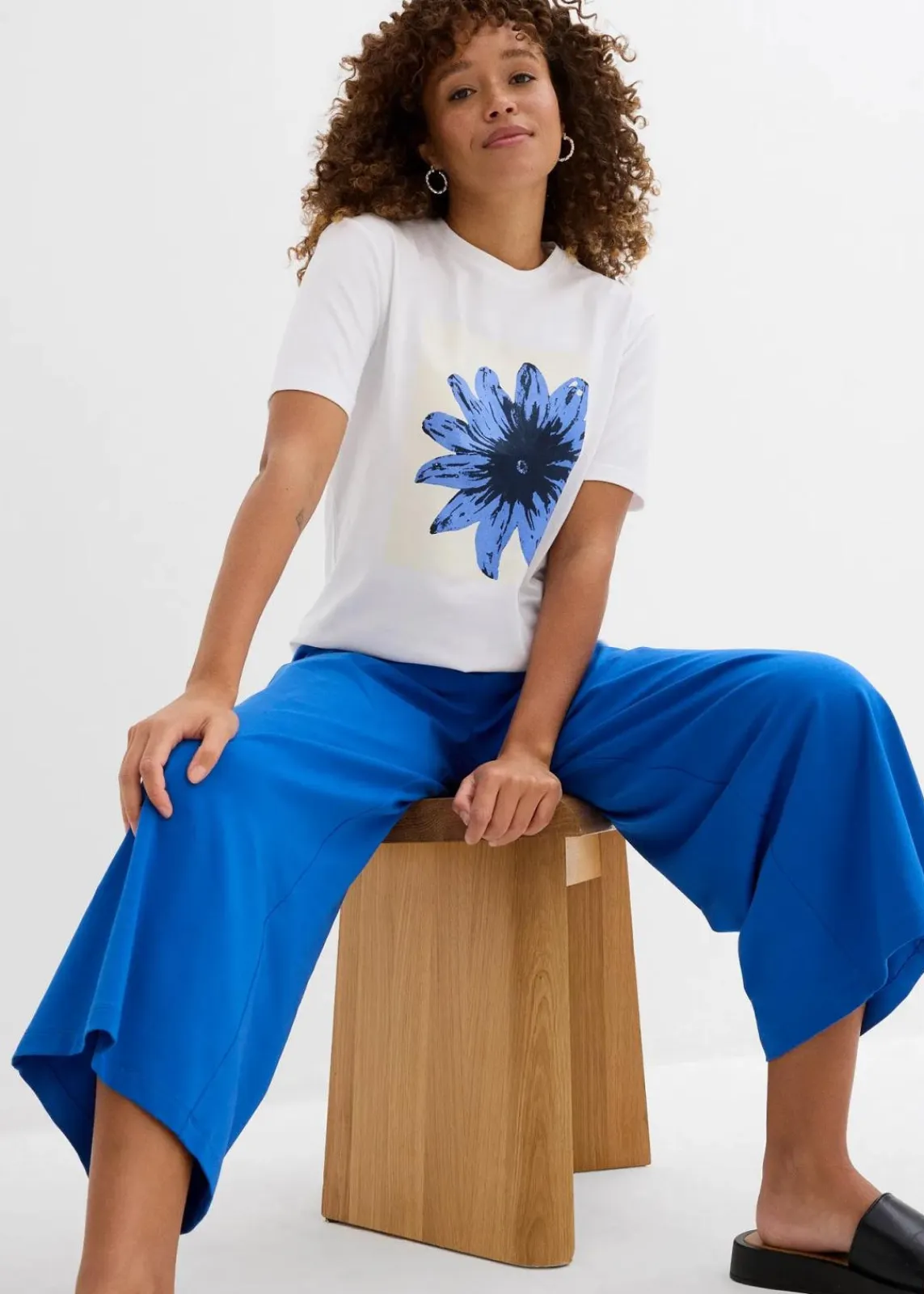 bonprix Shirts & Tops|Nachhaltigere Materialien^Bedrucktes T-Shirt aus reiner Baumwolle weiß graphisch bedruckt