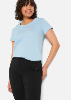 bonprix Kurzgrößen|Bekleidung·Kleider^Bengalin-Stretch-Hose, Bootcut schwarz