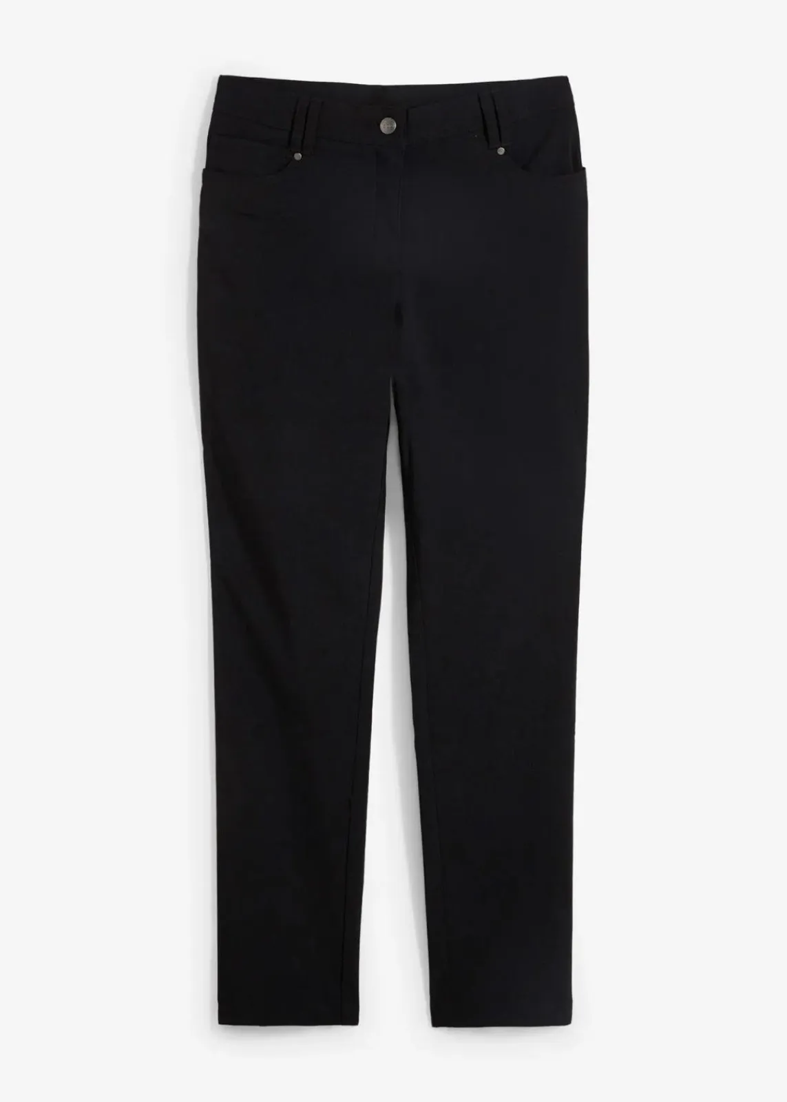 bonprix Bekleidung·Kleider|Hosen^Bengalin-Stretch-Hose mit Bequembund, Straight schwarz
